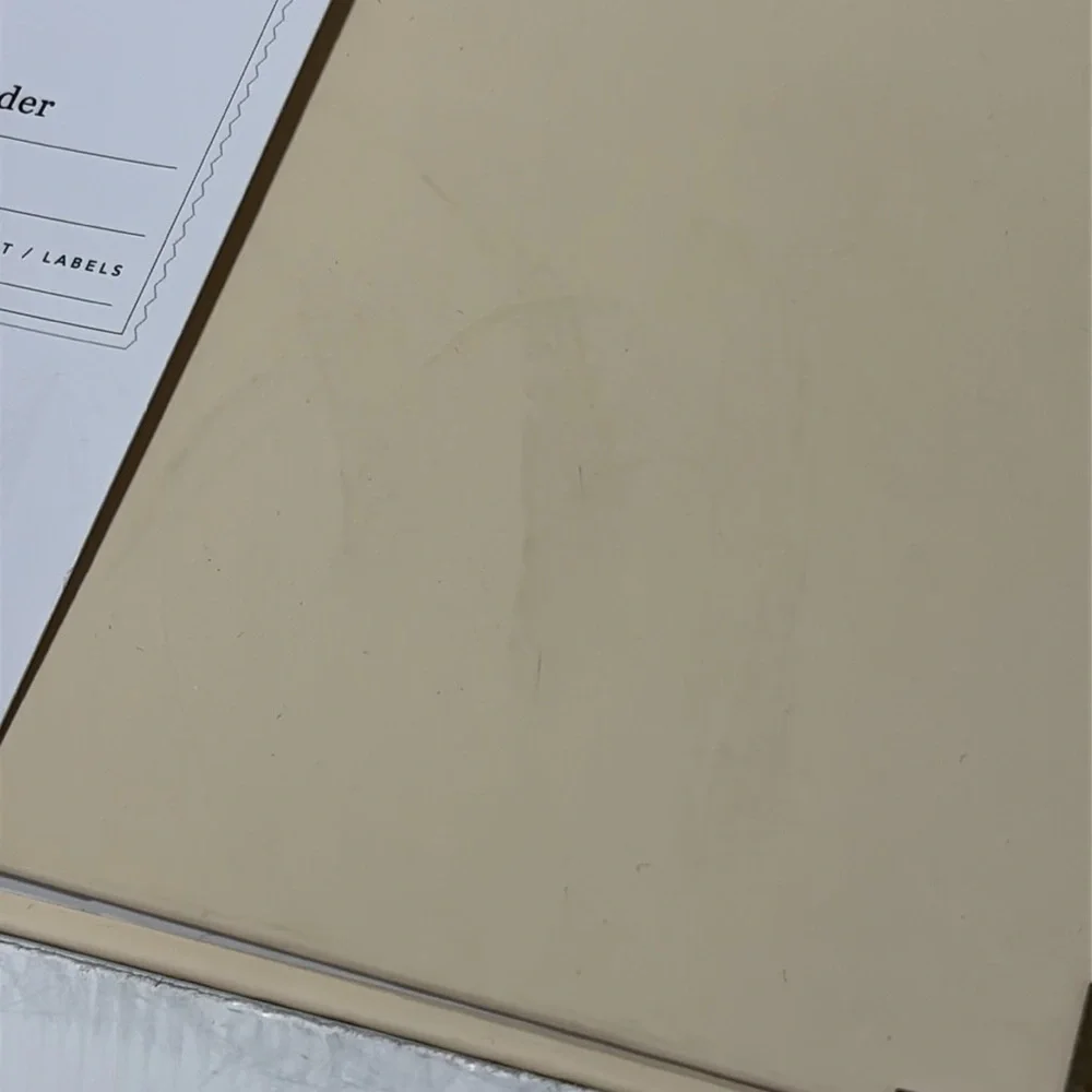 Sugar Paper Cream 3 Ring Binder with Divider Tabs